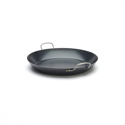 Paella vasserpenyő, 42 cm, La Lyonnaise, kékacél, de Buyer