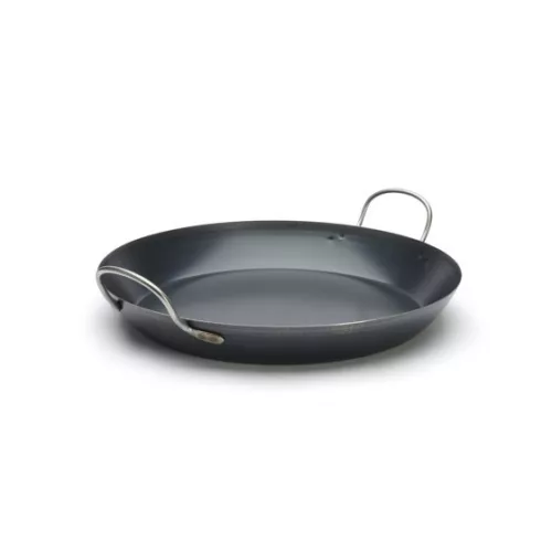 Paella vasserpenyő, 47 cm, La Lyonnaise, kékacél, de Buyer