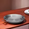 Paella vasserpenyő piros füllel, 32 cm, de Buyer