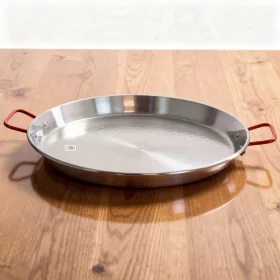 Paella vasserpenyő piros füllel, 50 cm, de Buyer