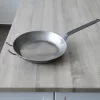Vasserpenyő nyéllel és füllel, 32 cm, Carbone Plus, de Buyer