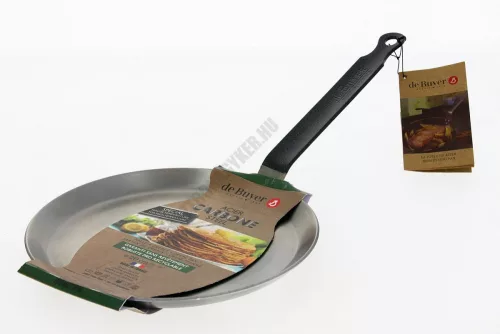 Palacsintasütő, 26 cm, Carbone Plus, de Buyer, vas