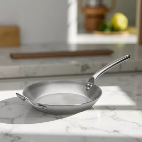 Vasserpenyő rozsdamentes nyéllel, füllel, 32 cm, de Buyer