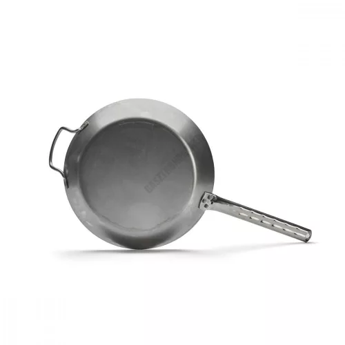Vasserpenyő rozsdamentes nyéllel, füllel, 32 cm, de Buyer