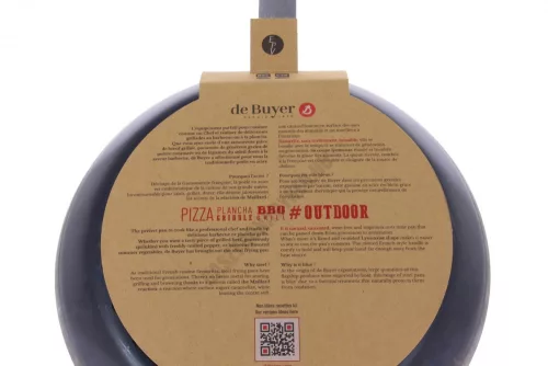 Extra erős kékacél serpenyő, 24 cm, de Buyer