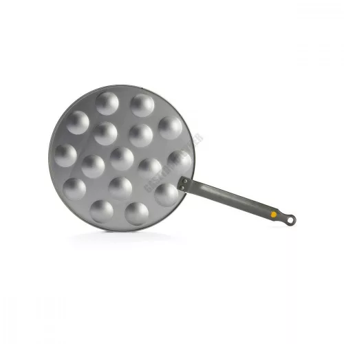 Palacsintasütő, poffertjes-sütő, 27 cm, Mineral B, de Buyer, vas