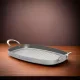Vasserpenyő, grill téglalap serpenyő, 38×26 cm, de Buyer