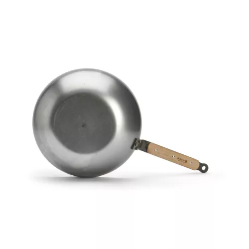 Wok bükkfa nyéllel, 28 cm, de Buyer, vas