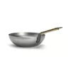 Wok bükkfa nyéllel, 28 cm, de Buyer, vas