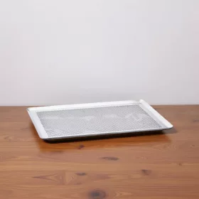   Sütőlemez, 40×30 cm, 45 fok felhajtás, perforált alumínium, de Buyer