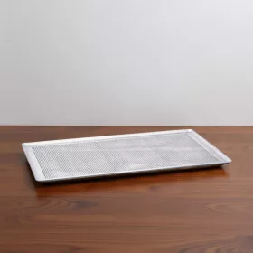   Sütőlemez, 60×40 cm, 45 fok felhajtás, perforált alumínium, de Buyer
