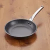Serpenyő 24 cm, prémium tapadásmentes, indukciós, üreges nyél, de Buyer