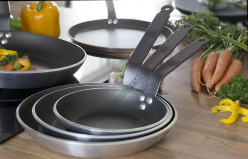 Serpenyő, 24 cm, Choc Resto Induction, tapadásmentes, de Buyer