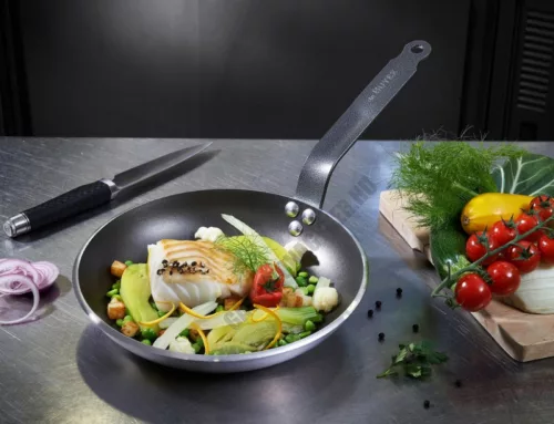 Serpenyő, 32 cm, Choc Resto Induction, tapadásmentes, de Buyer