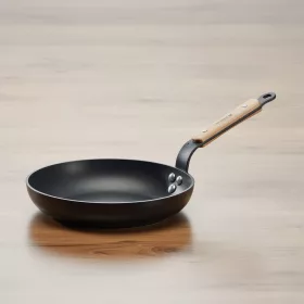   Serpenyő bükkfanyéllel, indukciós, 24 cm, tapadásmentes, de Buyer