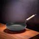 Serpenyő bükkfanyéllel, indukciós, 24 cm, tapadásmentes, de Buyer