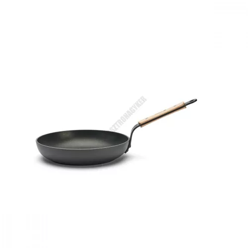 Serpenyő bükkfanyéllel, indukciós, 24 cm, tapadásmentes, de Buyer