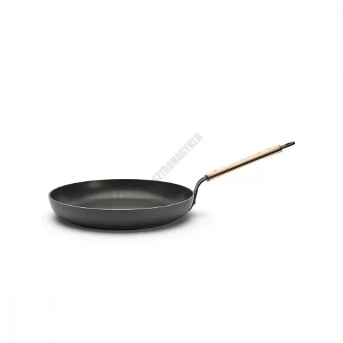 Serpenyő bükkfanyéllel, indukciós, 32 cm, tapadásmentes, de Buyer