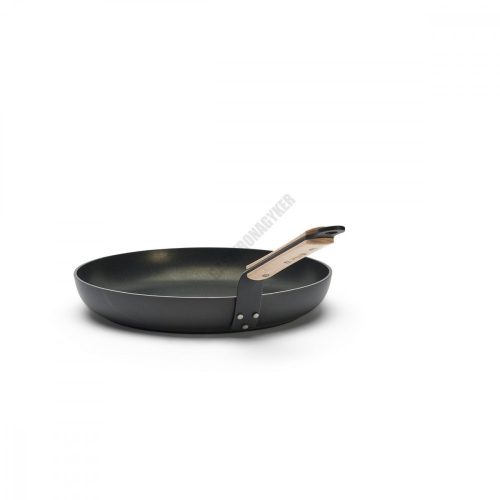 Serpenyő bükkfanyéllel, indukciós, 32 cm, tapadásmentes, de Buyer