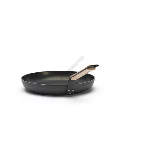 Serpenyő bükkfanyéllel, indukciós, 32 cm, tapadásmentes, de Buyer