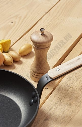 Serpenyő bükkfanyéllel, indukciós, 32 cm, tapadásmentes, de Buyer