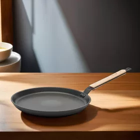   Palacsintasütő bükkfa nyéllel, 30 cm, tapadásmentes, de Buyer