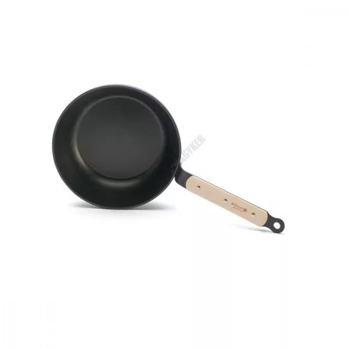 Mély serpenyő, 24 cm, bükkfanyéllel, tapadásmentes, de Buyer