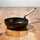 Mély serpenyő, 28 cm, bükkfanyéllel, tapadásmentes, de Buyer