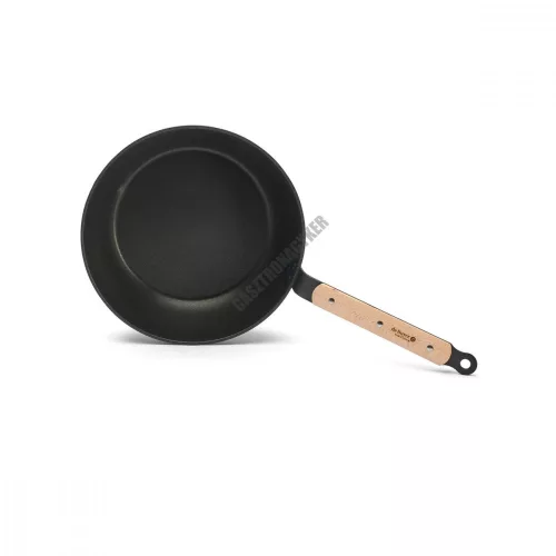 Mély serpenyő, 28 cm, bükkfanyéllel, tapadásmentes, de Buyer
