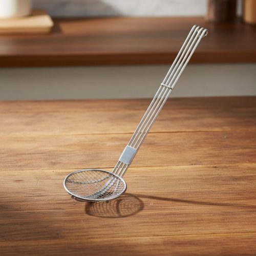 Fritou, fritőz kanál, sűrű rácsos, átmérő: 12 cm, rozsdamentes, de Buyer