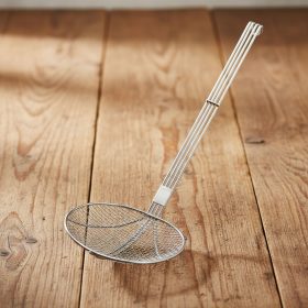   Fritou, fritőz kanál, sűrű rácsos, átmérő: 20 cm, rozsdamentes, de Buyer