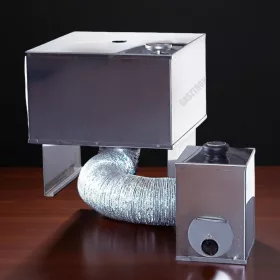   Füstölő, 2 szintes, 31×31 cm, prémium de Buyer, rozsdamentes