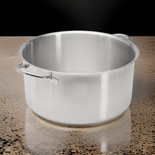 Alacsony lábas, 25 l, de Buyer, 40 cm átm., 18/10 rozsdamentes