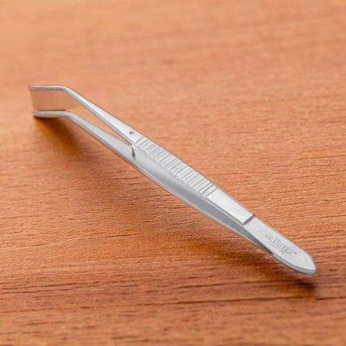 Tálalócsipesz/séfcsipesz, precíziós, 15 cm, rozsdamentes