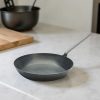 Kékacél serpenyő, 40 cm, La Lyonnaise, de Buyer