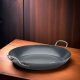 Paella vasserpenyő, 37 cm, La Lyonnaise, kékacél, de Buyer