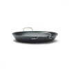 Paella vasserpenyő, 37 cm, La Lyonnaise, kékacél, de Buyer