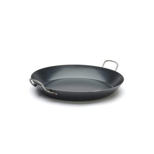 Paella vasserpenyő, 42 cm, La Lyonnaise, kékacél, de Buyer