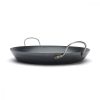 Paella vasserpenyő, 47 cm, La Lyonnaise, kékacél, de Buyer