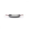 Paella vasserpenyő piros füllel, 24 cm, de Buyer
