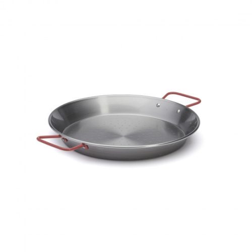 Paella vasserpenyő piros füllel, 32 cm, de Buyer