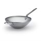 Wok nyéllel és füllel, 32 cm, de Buyer, vas