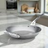 Vasserpenyő rozsdamentes acélnyéllel, füllel, 32 cm, de Buyer