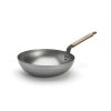 Wok bükkfa nyéllel, 28 cm, de Buyer, vas