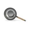 Wok bükkfa nyéllel, 28 cm, de Buyer, vas
