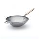 Wok bükkfa nyéllel, füllel, 32 cm, de Buyer, vas