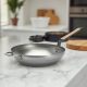 Wok bükkfa nyéllel, füllel, 32 cm, de Buyer, vas