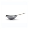 Wok bükkfa nyéllel, füllel, 32 cm, de Buyer, vas