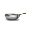 Wok bükkfa nyéllel, füllel, 32 cm, de Buyer, vas