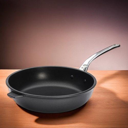 Mély serpenyő, 28 cm, nyéllel és füllel, 3,5 l, tapadásmentes, de Buyer